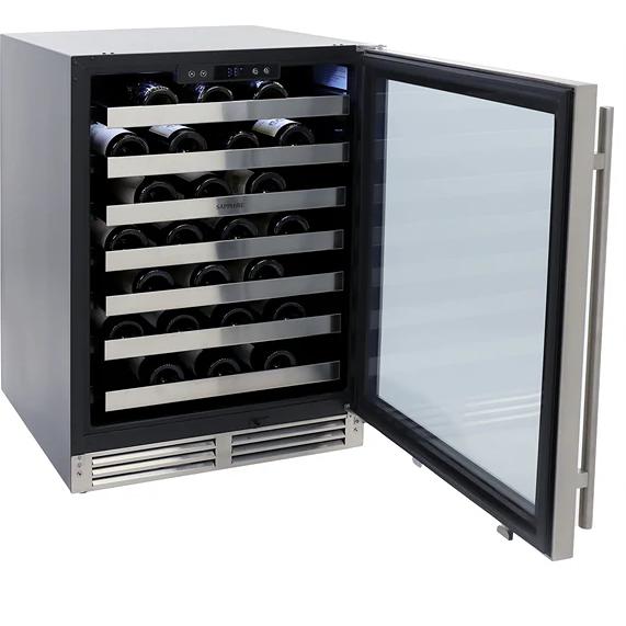 Sapphire 54-Bottle Series 3 Indoor/Outdoor Wine Cooler SW243SZSSPR IMAGE 2