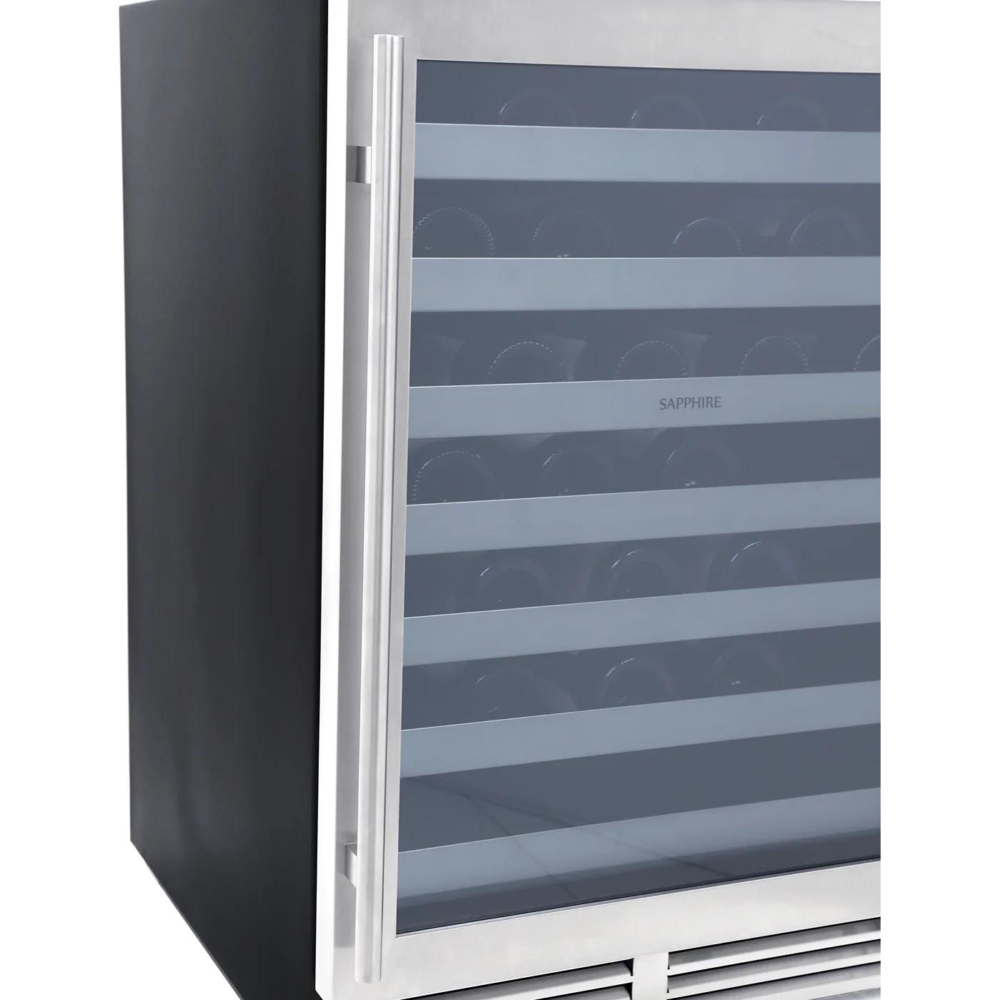 Sapphire 54-Bottle Series 3 Indoor/Outdoor Wine Cooler SW243SZSSPR IMAGE 4