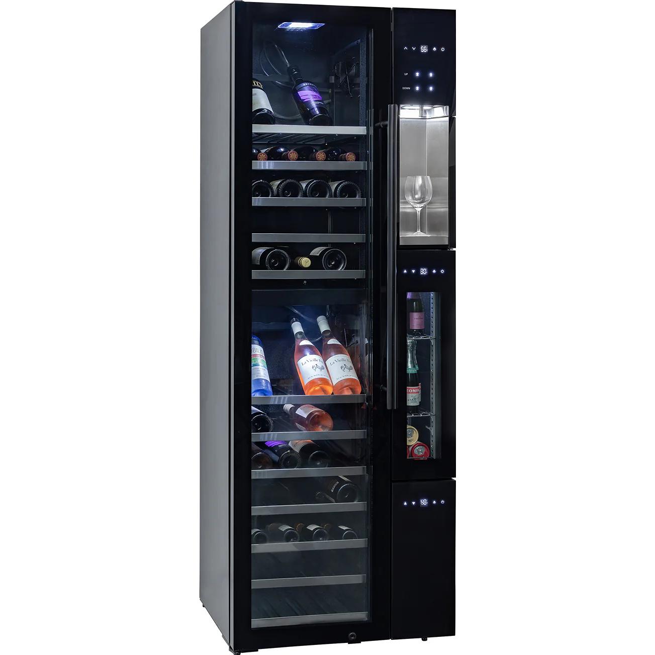 Sapphire 54-Bottle Series 3 Indoor/Outdoor Wine Cooler SW643TZBLK IMAGE 2