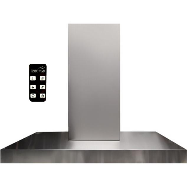 Trade-Wind 48-inch 3000 RC Slim Line Series Wall Mount Range Hood 30486RC IMAGE 2