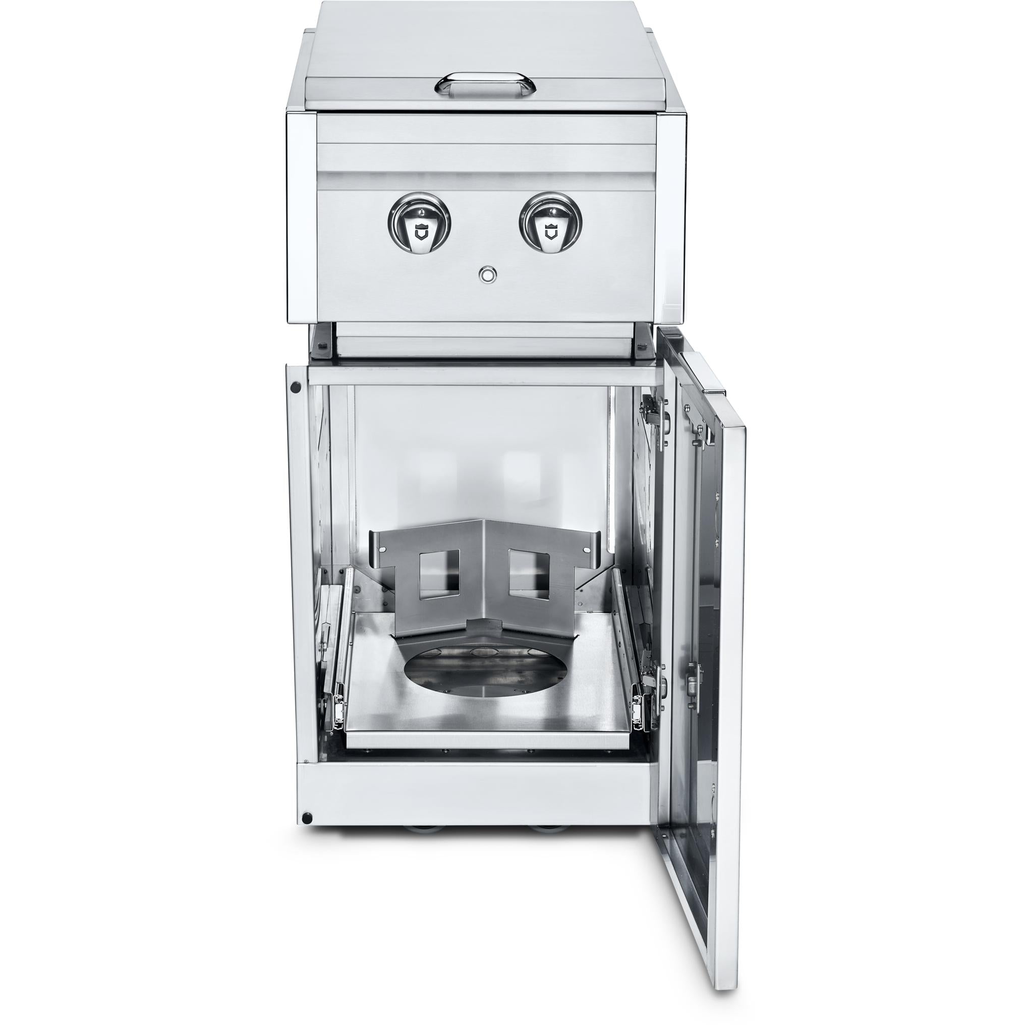 Crown Verity Infinite Modular Cabinet with Dual Gas Side Burner and Propane Tank Holder ICM-SBLPGC-PH IMAGE 2