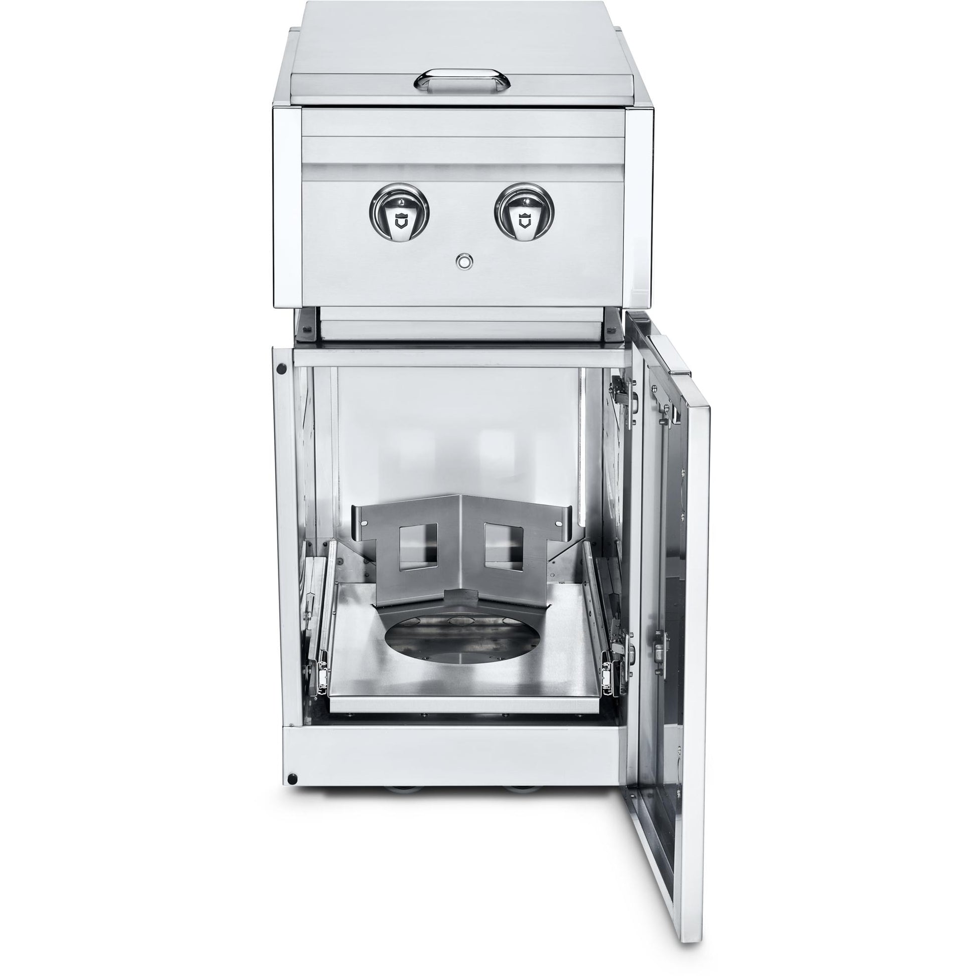 Crown Verity Infinite Modular Cabinet with Dual Gas Side Burner and Propane Tank Holder ICM-SBLPMM-PH IMAGE 2