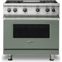 Viking 36-inch Freestanding Gas Range with GourmetGlo™ VGR536-4GEUBB IMAGE 1