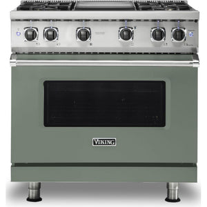 Viking 36-inch Freestanding Gas Range with GourmetGlo™ VGR536-4GEUBB IMAGE 1