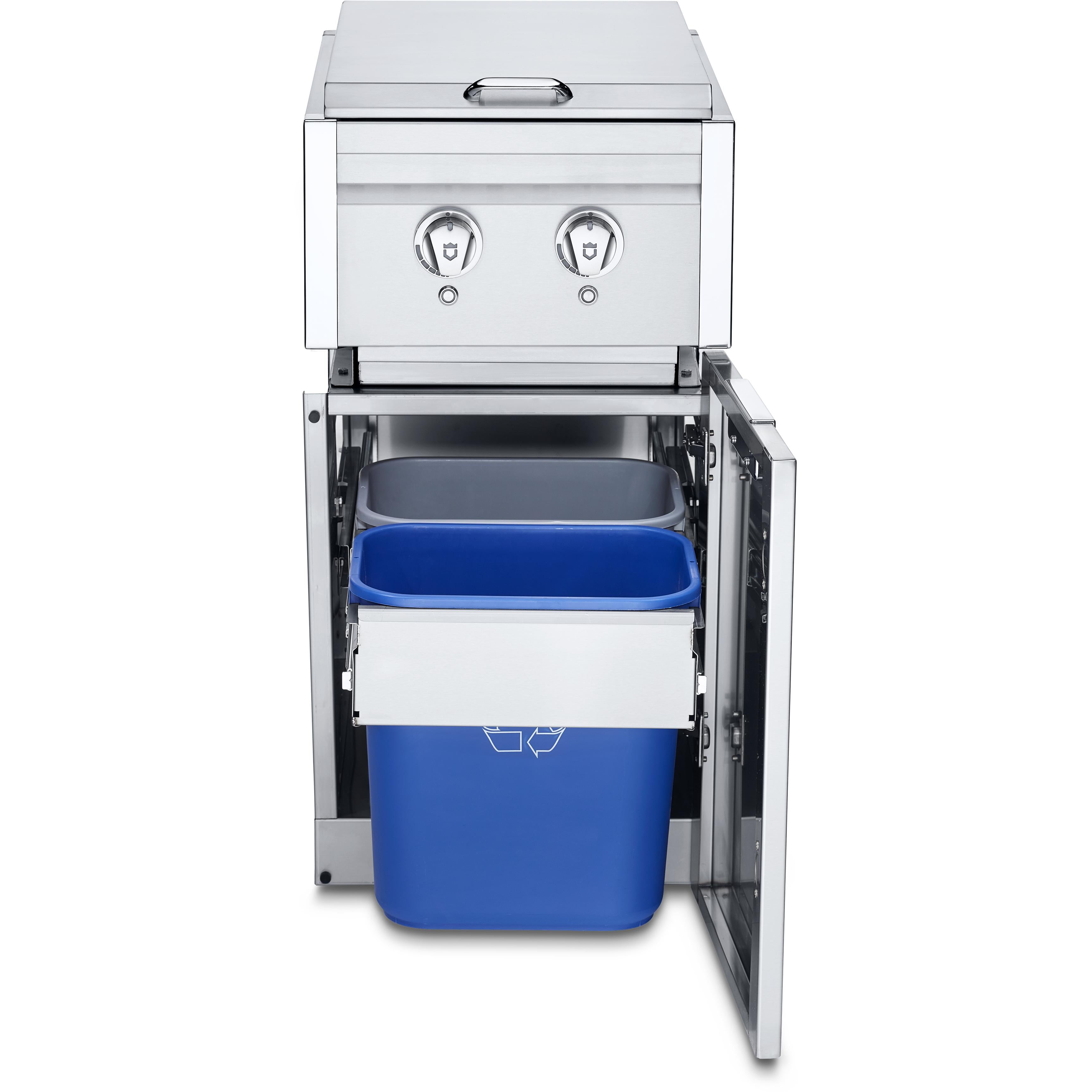 Crown Verity Infinite Modular Cabinet with Dual Side Burner, Garbage Holder and Light Package ICM-SBNGGT-GH-LT IMAGE 2