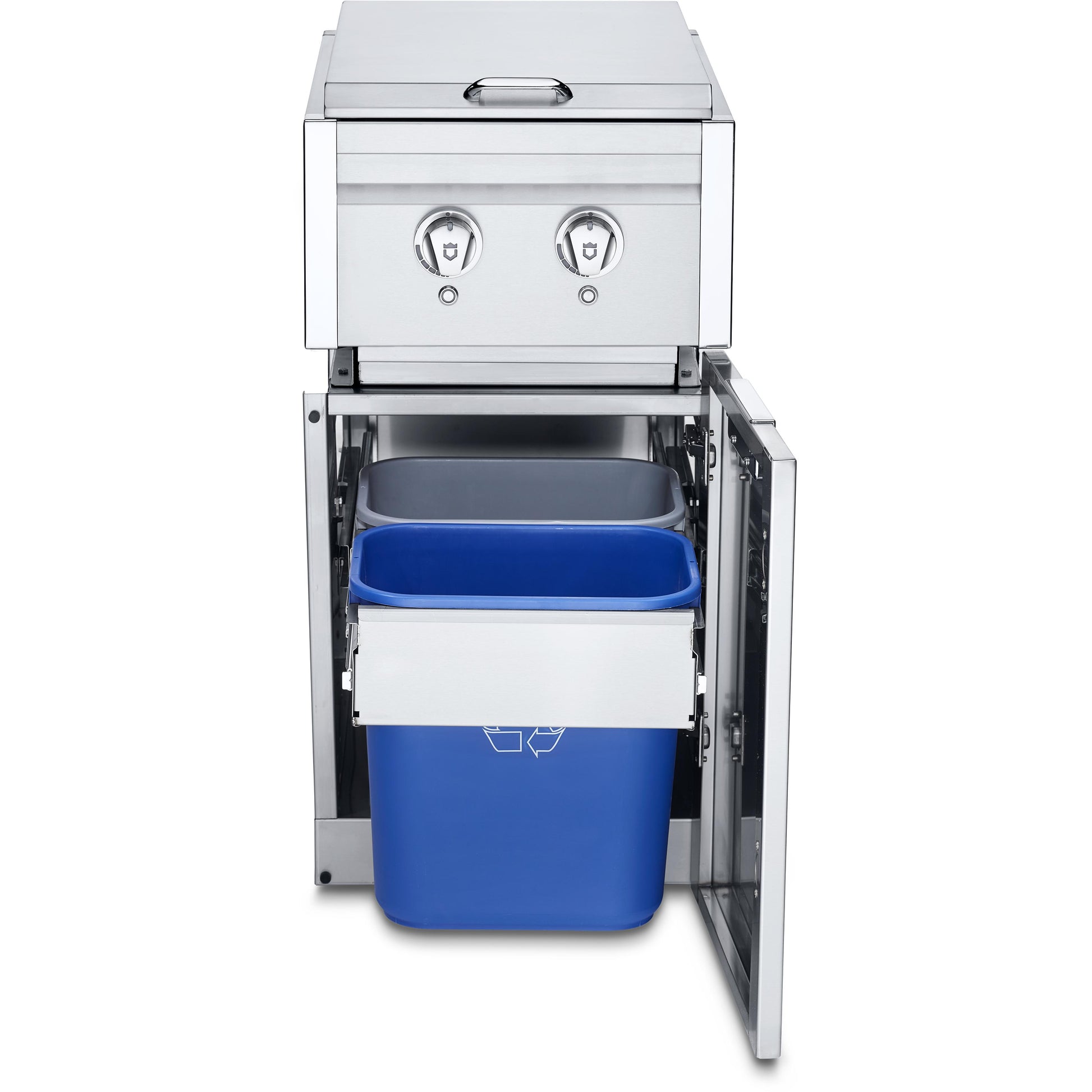 Crown Verity Infinite Modular Cabinet with Dual Side Burner, Garbage Holder and Light Package ICM-SBNGRR-GH-LT IMAGE 2