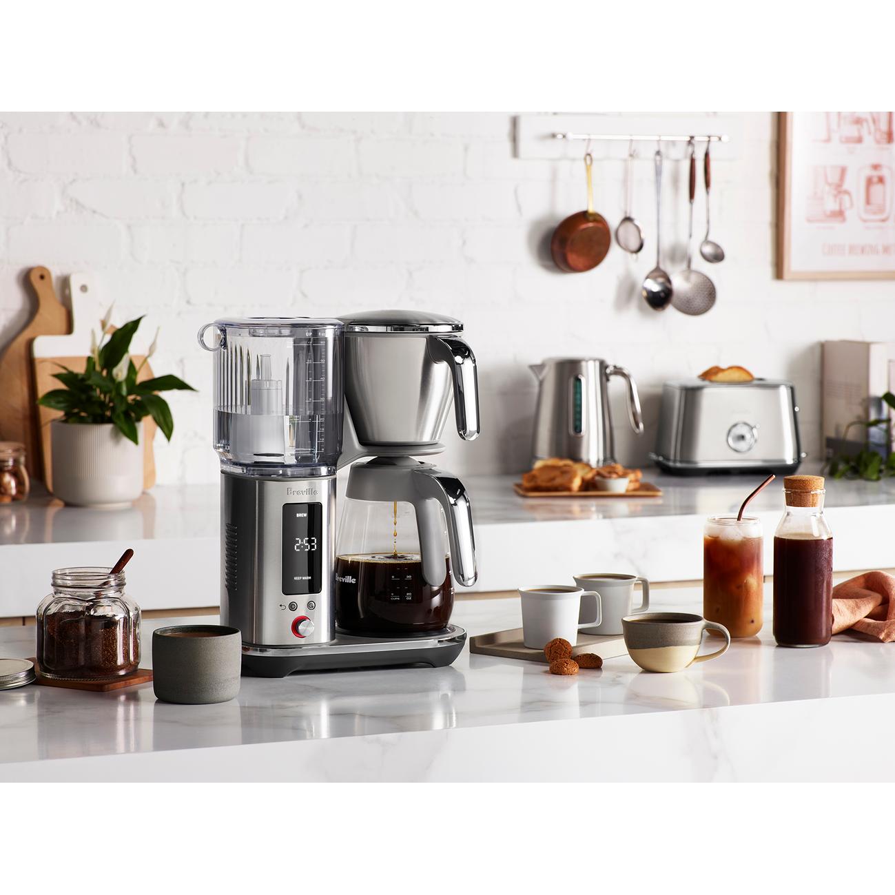 Breville the Luxe Brewer™ Glass Coffee Machine BDC415BSS1BNA1 IMAGE 2