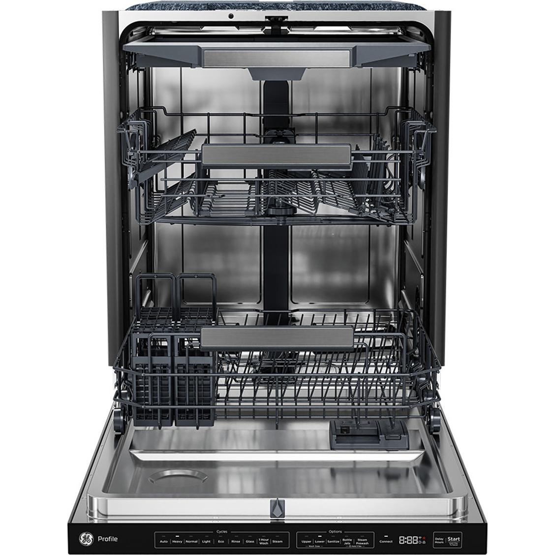 GE Profile 24-inch Top Control Dishwasher with Auto Open Dry PBT700SSVFS IMAGE 2