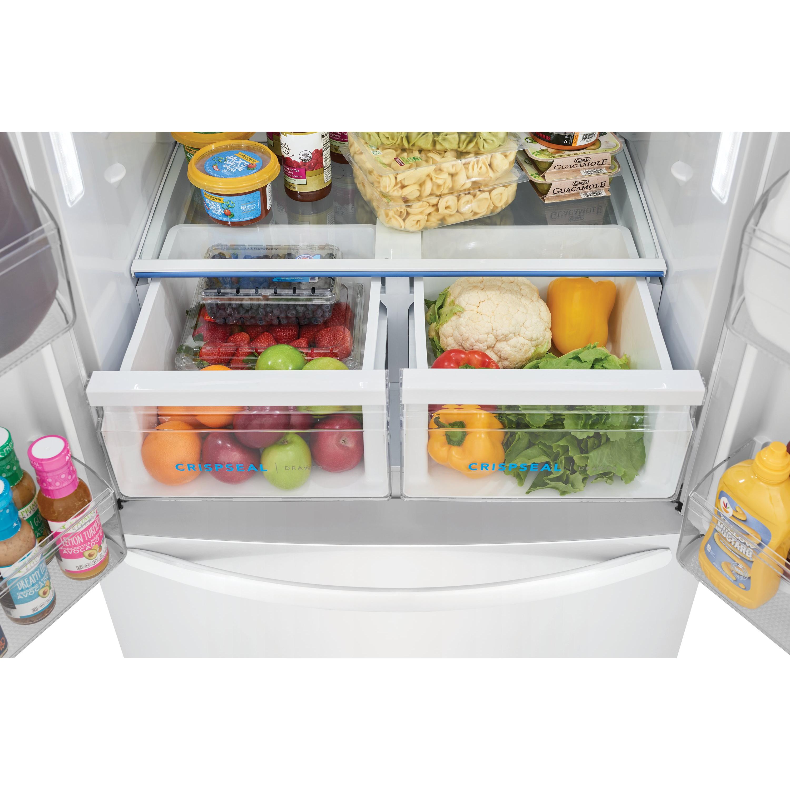 Frigidaire 17.6 Cu. Ft. Counter-Depth French 3-Door Refrigerator FRFG1723AW IMAGE 6
