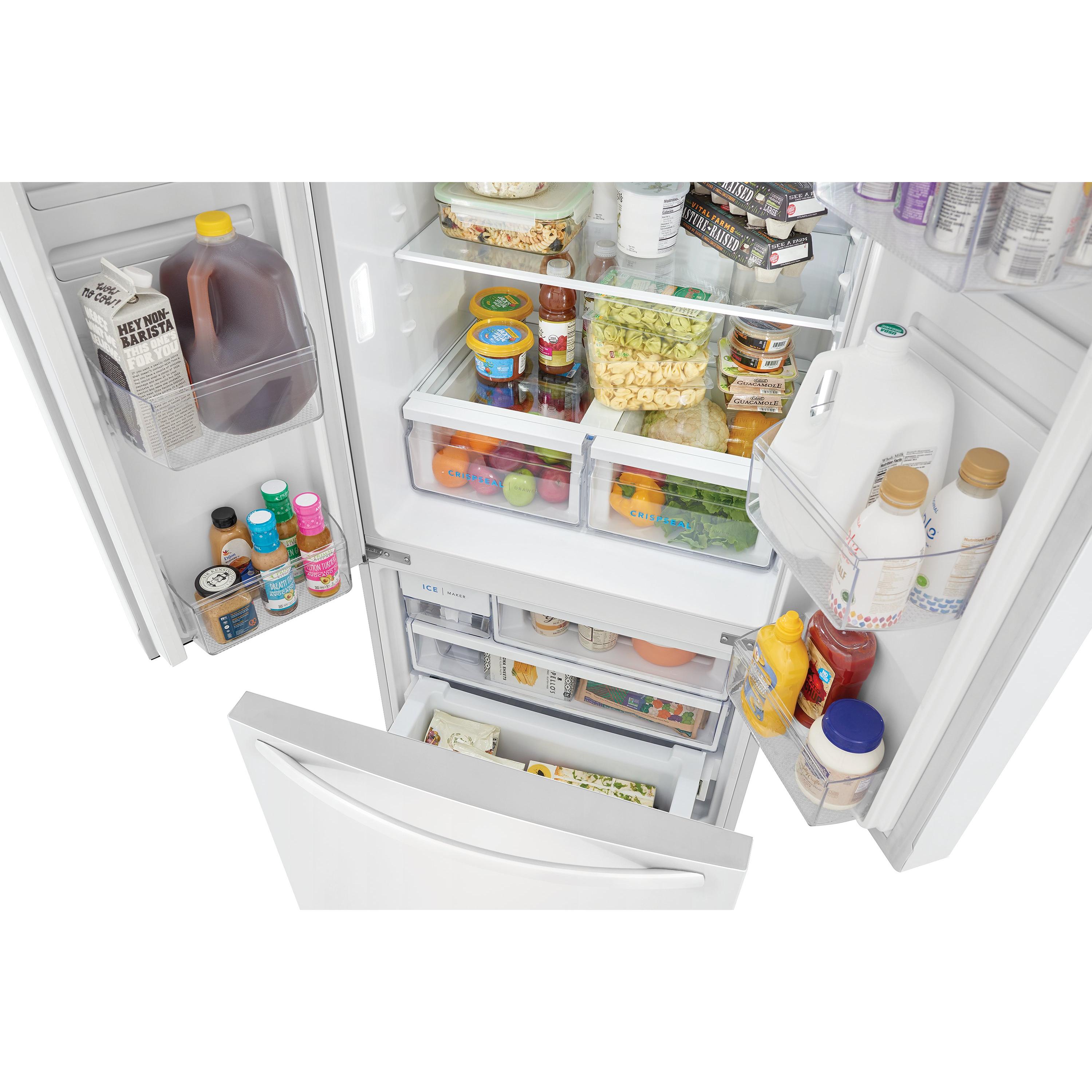 Frigidaire 17.6 Cu. Ft. Counter-Depth French 3-Door Refrigerator FRFG1723AW IMAGE 7