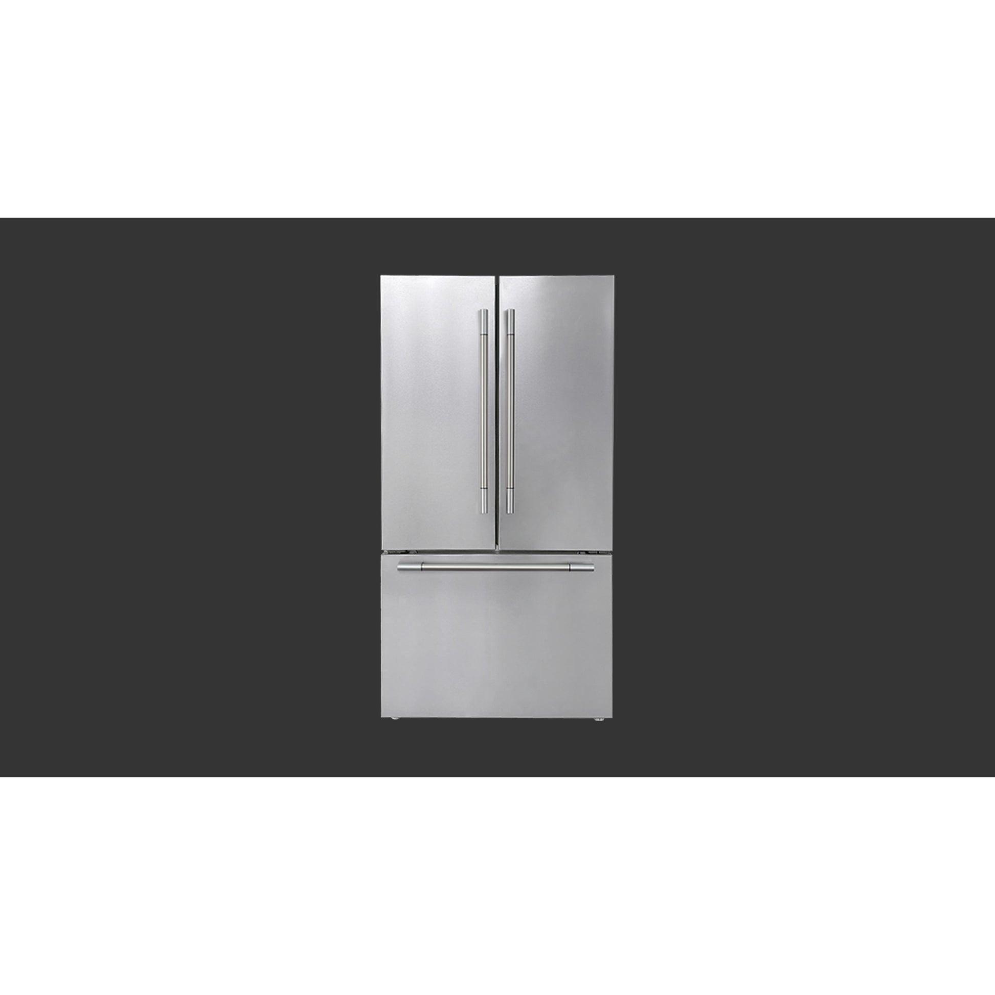 Fulgor Milano 36-inch, 20.2 cu. ft. Counter-Depth French 3-Door Refrigerator with Interior Ice Maker and Water Dispenser FM6FBM36SS IMAGE 3