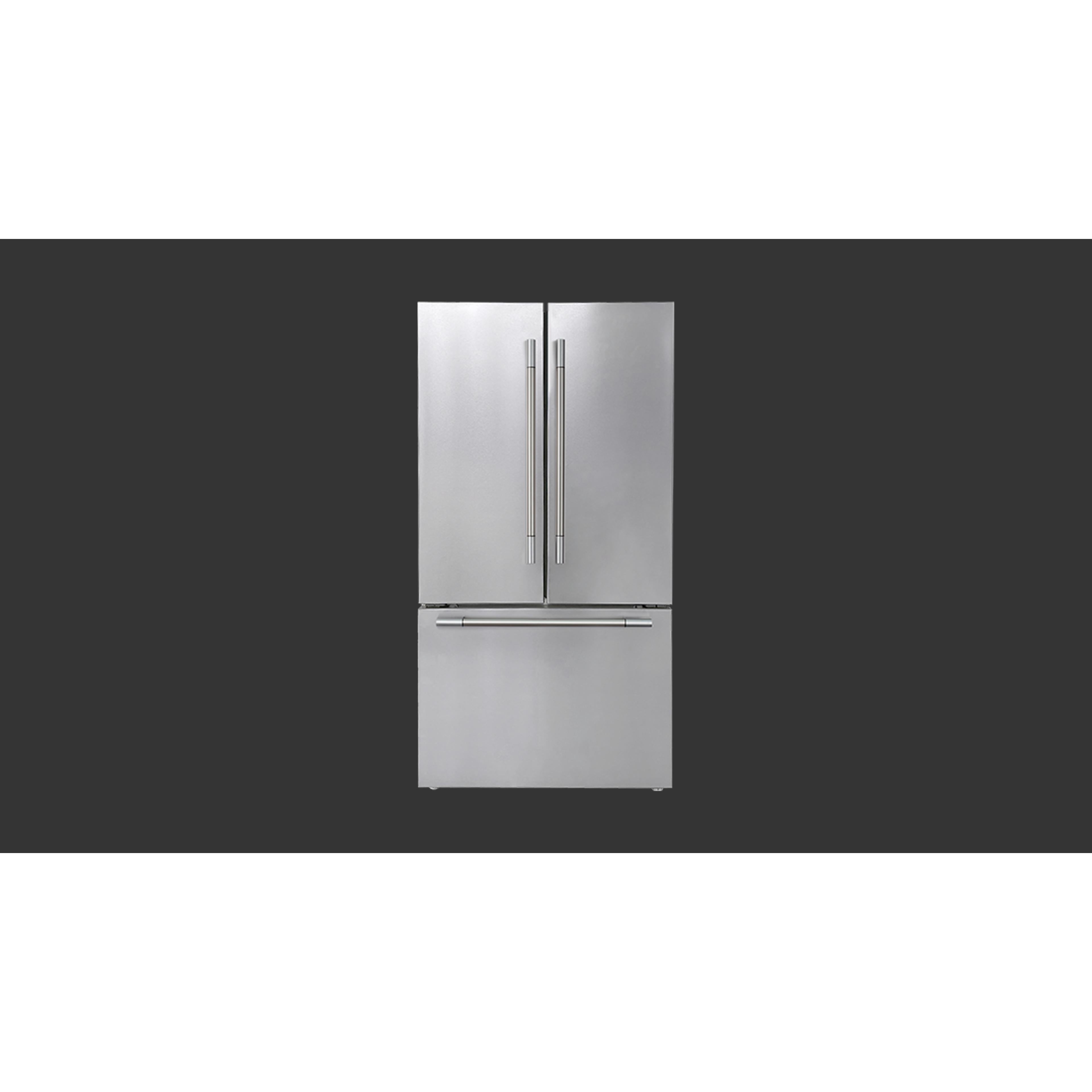Fulgor Milano 36-inch, 20.2 cu. ft. Counter-Depth French 3-Door Refrigerator with Interior Ice Maker and Water Dispenser FM6FBM36SS IMAGE 3