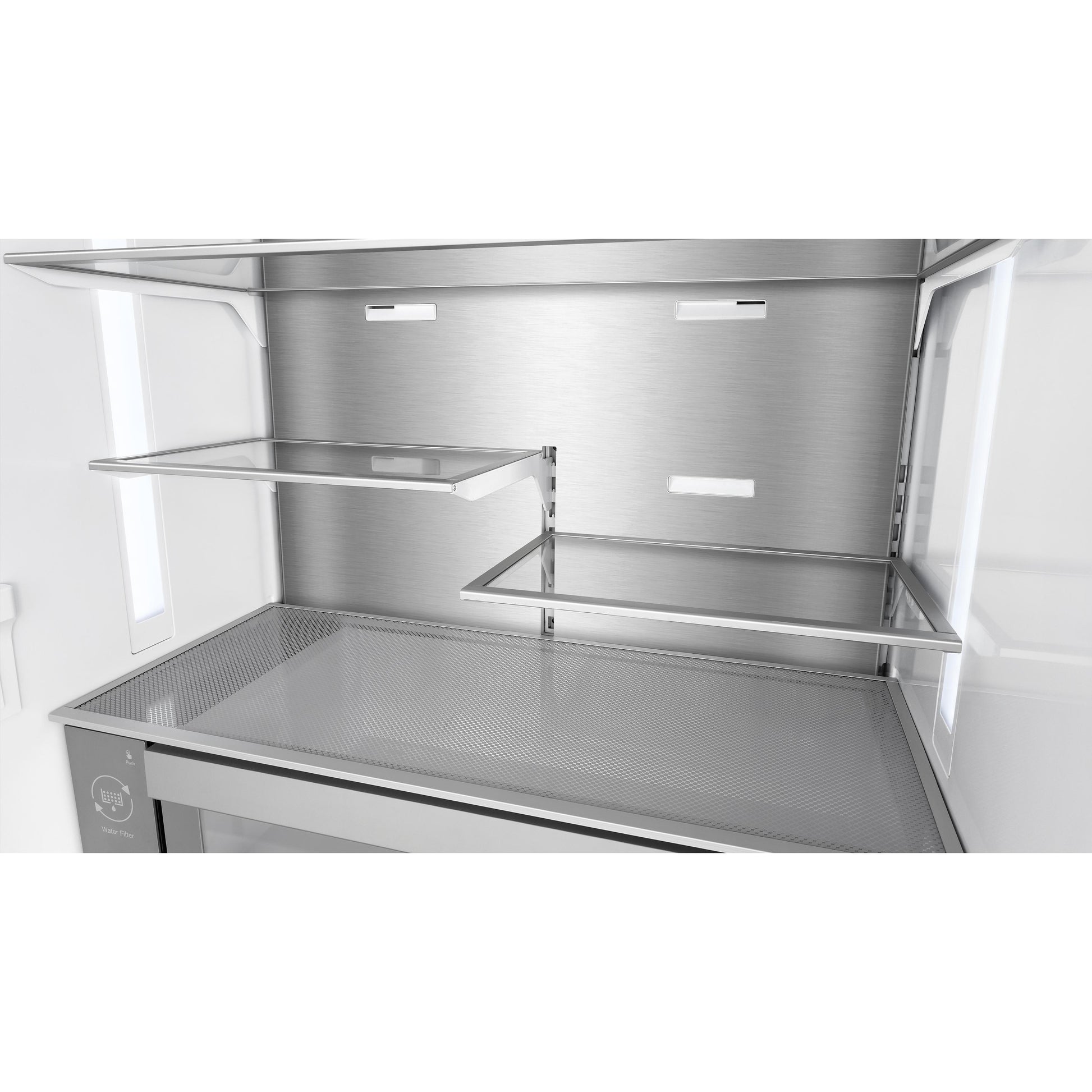 Fulgor Milano 36-inch, 20.2 cu. ft. Counter-Depth French 3-Door Refrigerator with Interior Ice Maker and Water Dispenser FM6FBM36SS IMAGE 5