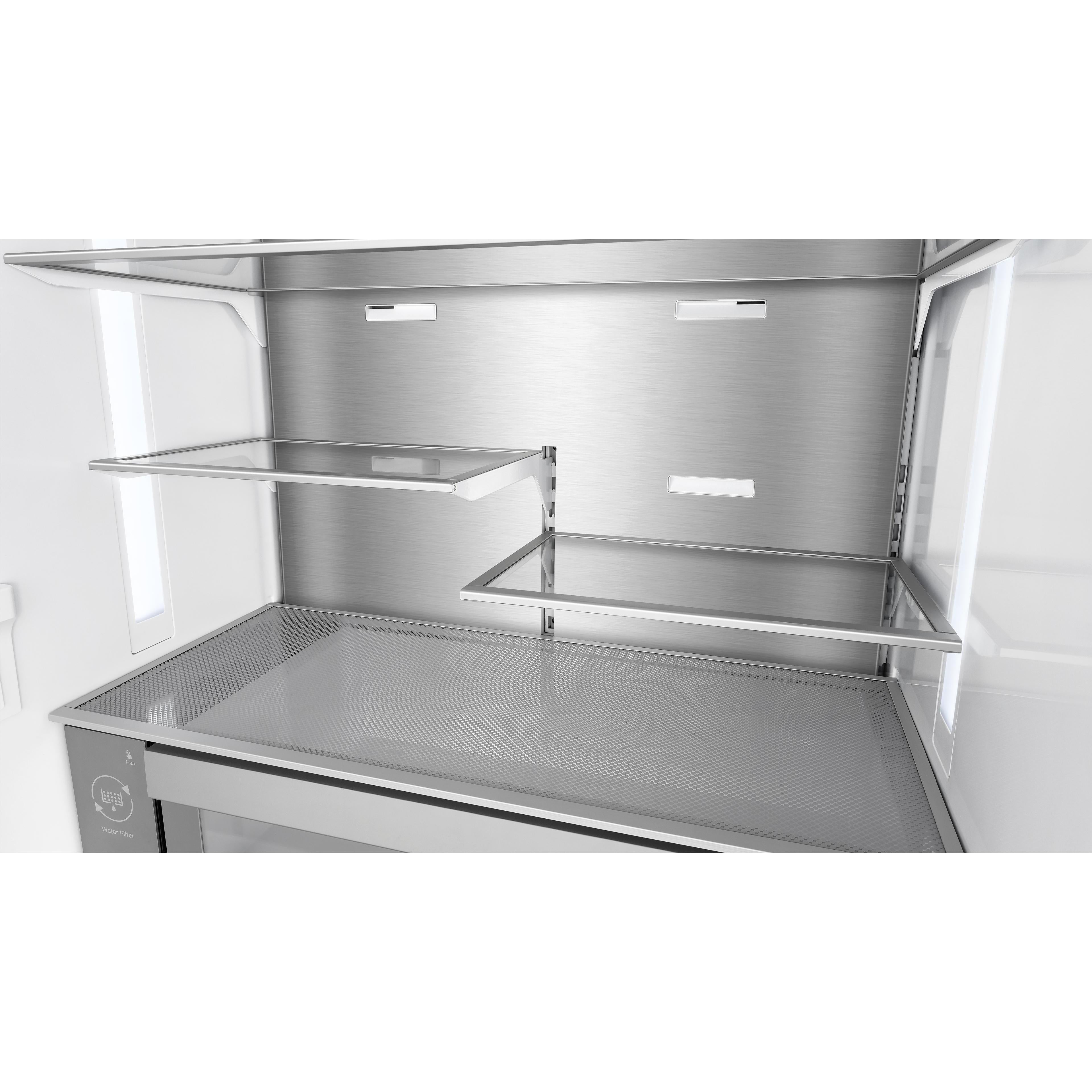 Fulgor Milano 36-inch, 20.2 cu. ft. Counter-Depth French 3-Door Refrigerator with Interior Ice Maker and Water Dispenser FM6FBM36SS IMAGE 5