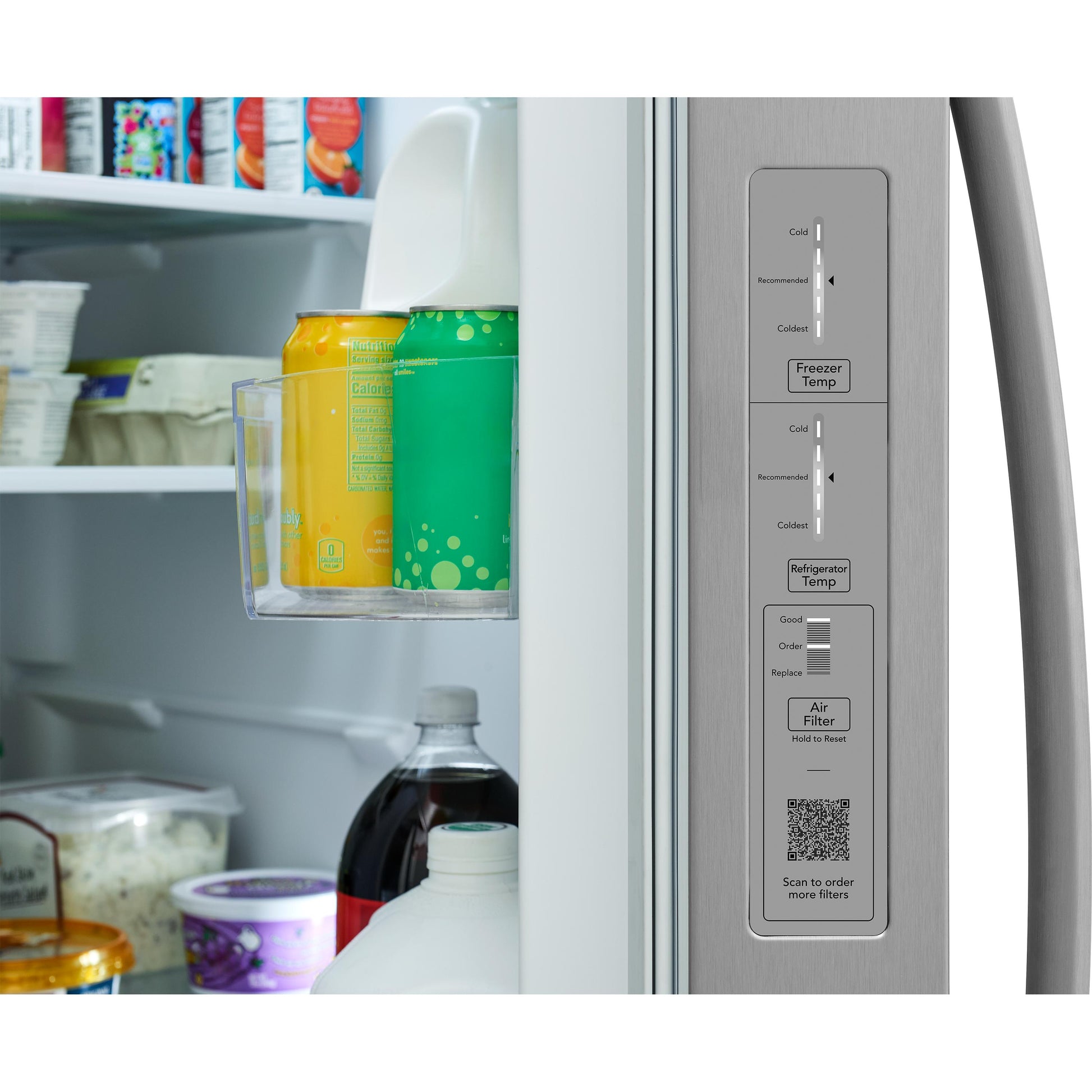 Frigidaire 36-inch, 26 cu. ft. Standard-Depth Side-by-Side Refrigerator FRSN2610AF IMAGE 5