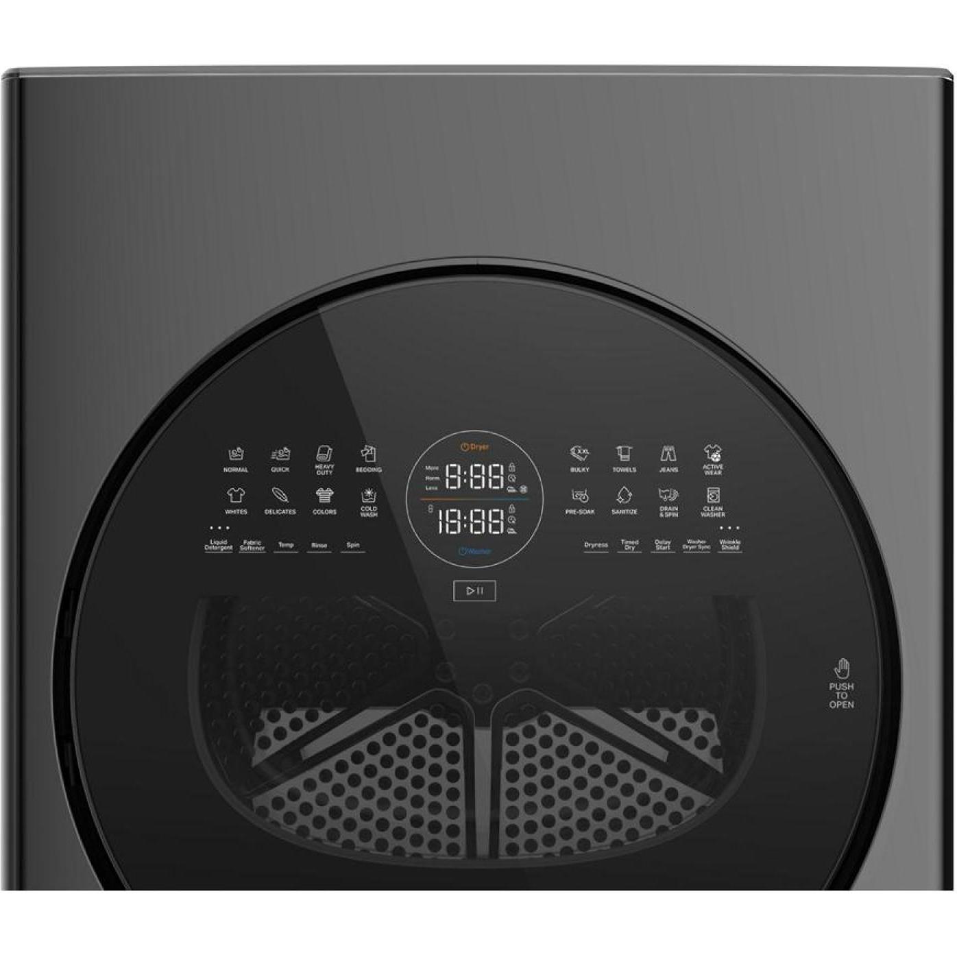 Whirlpool 24-in Compact Front Load Ventless Heat Pump Laundry Tower YWFH5424SJ IMAGE 6