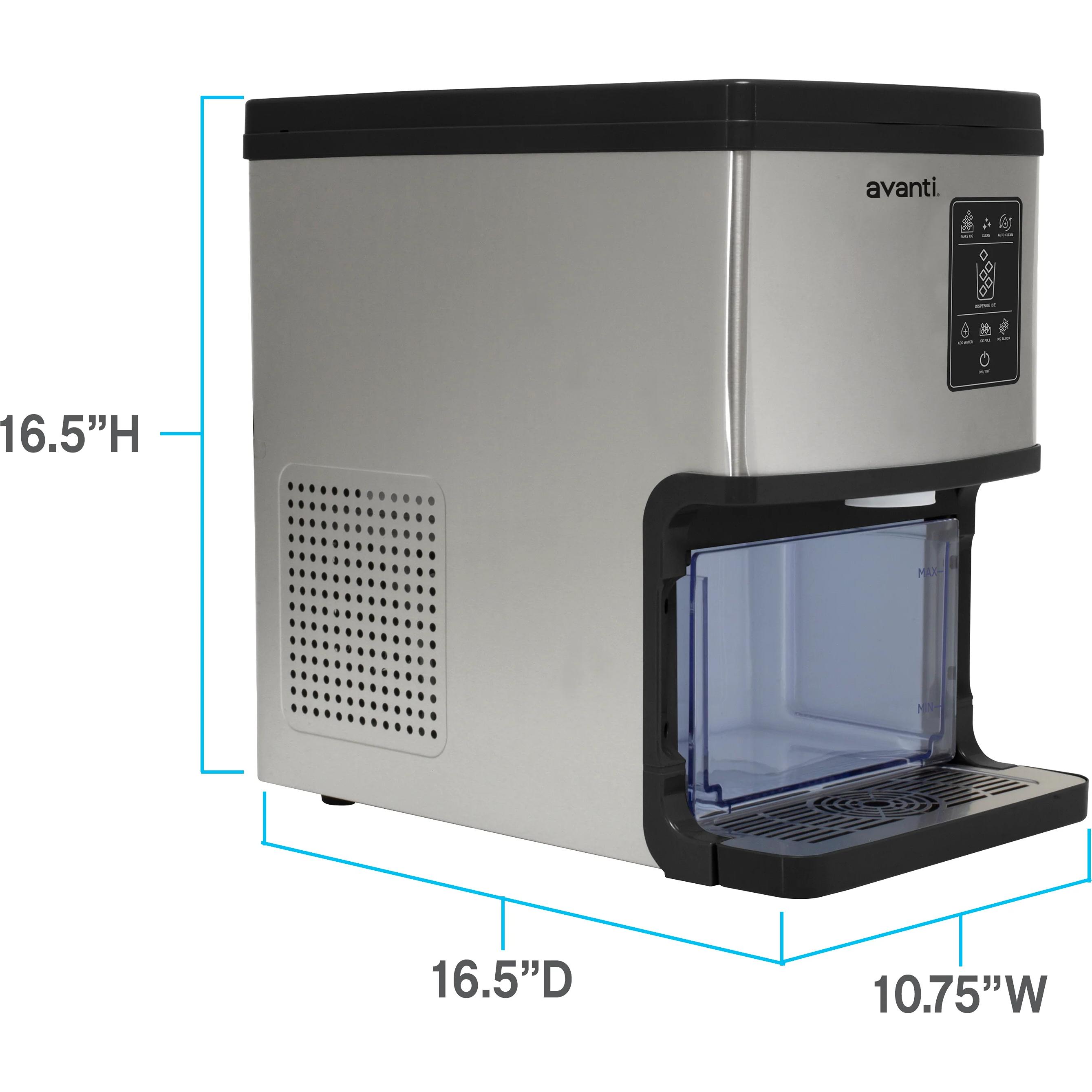 Avanti Digital Nugget Ice Maker with Dispenser NIMDTS3326S-IS IMAGE 5