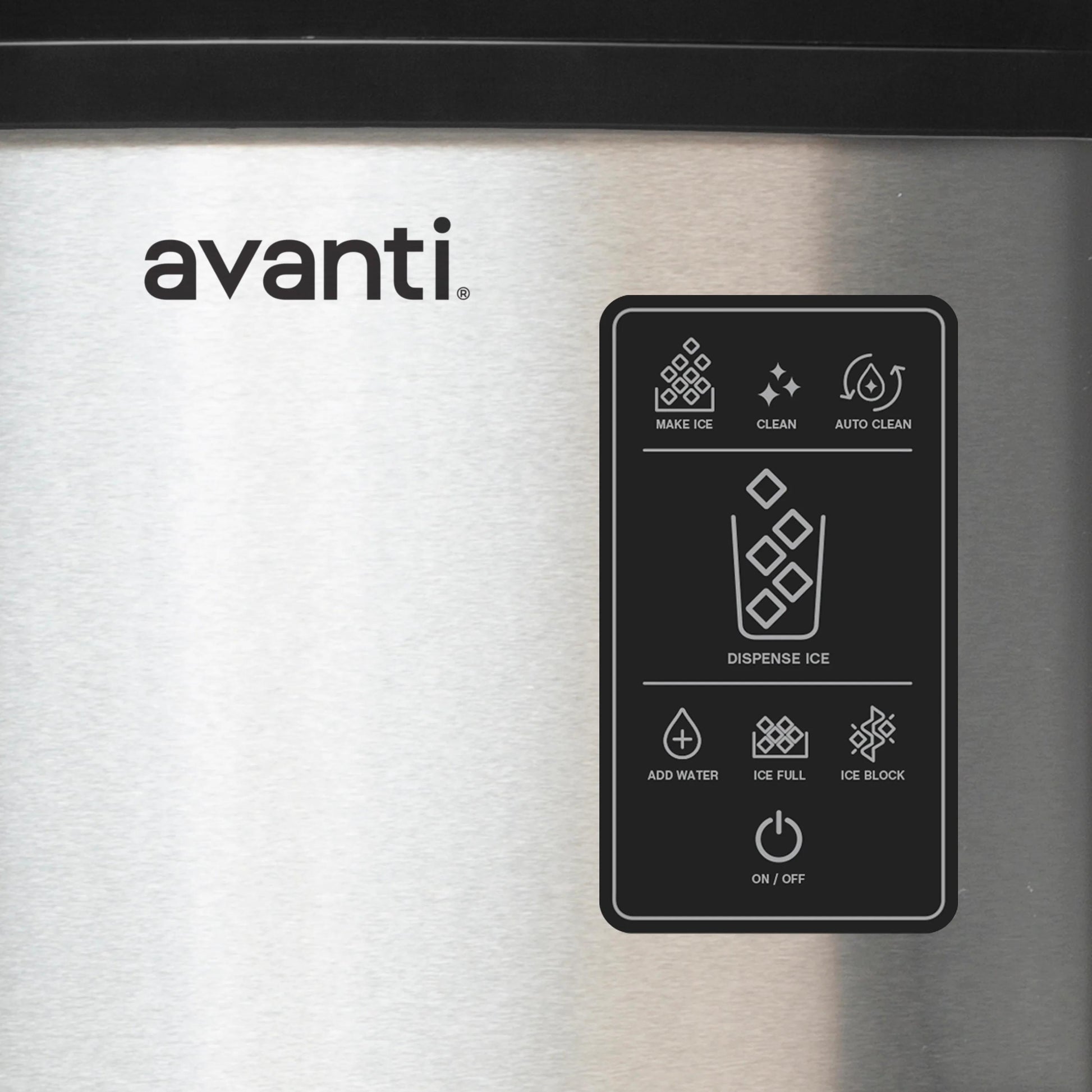 Avanti Digital Nugget Ice Maker with Dispenser NIMDTS3326S-IS IMAGE 6