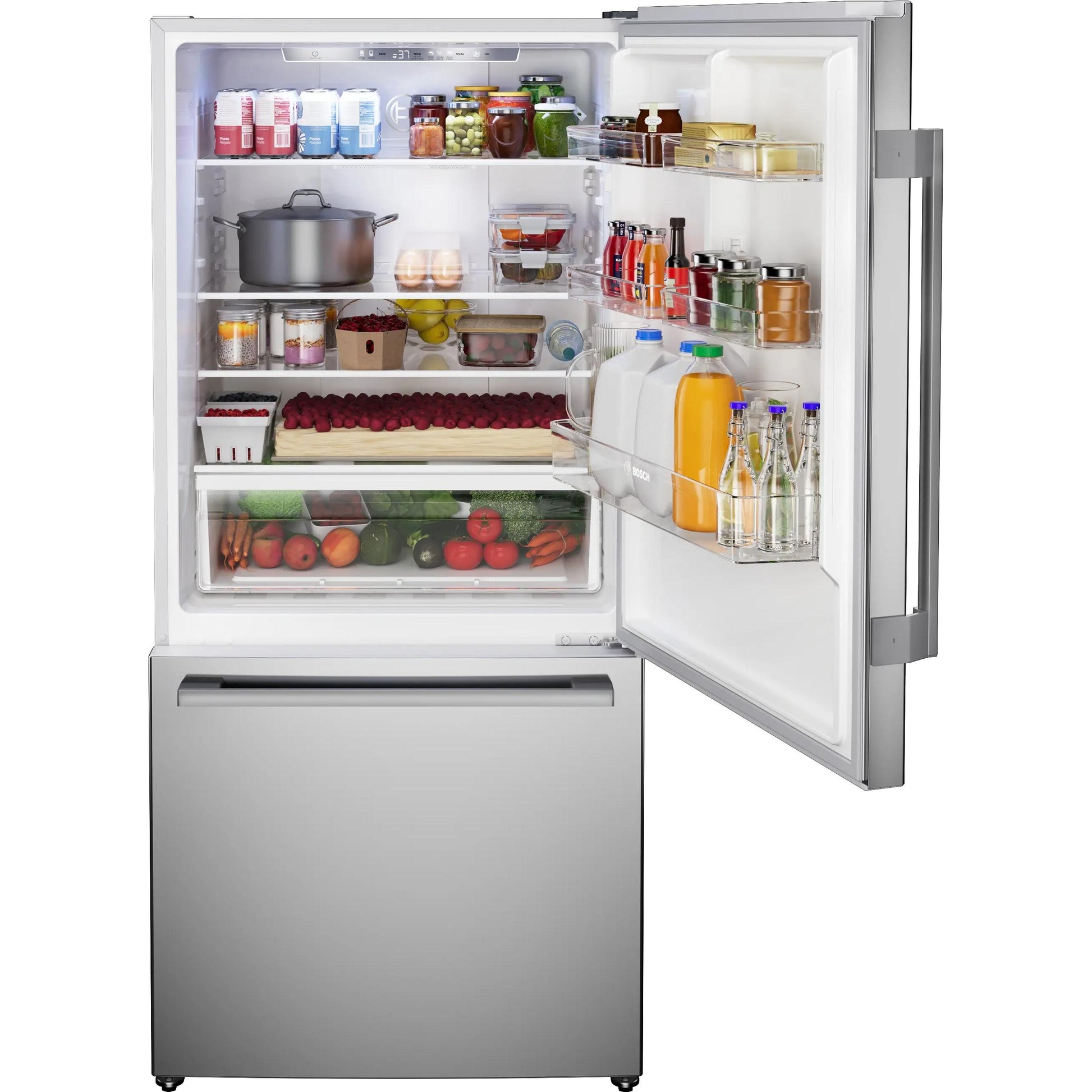 Bosch Freestanding Bottom Freezer Refrigerator B33CM10SNS IMAGE 3