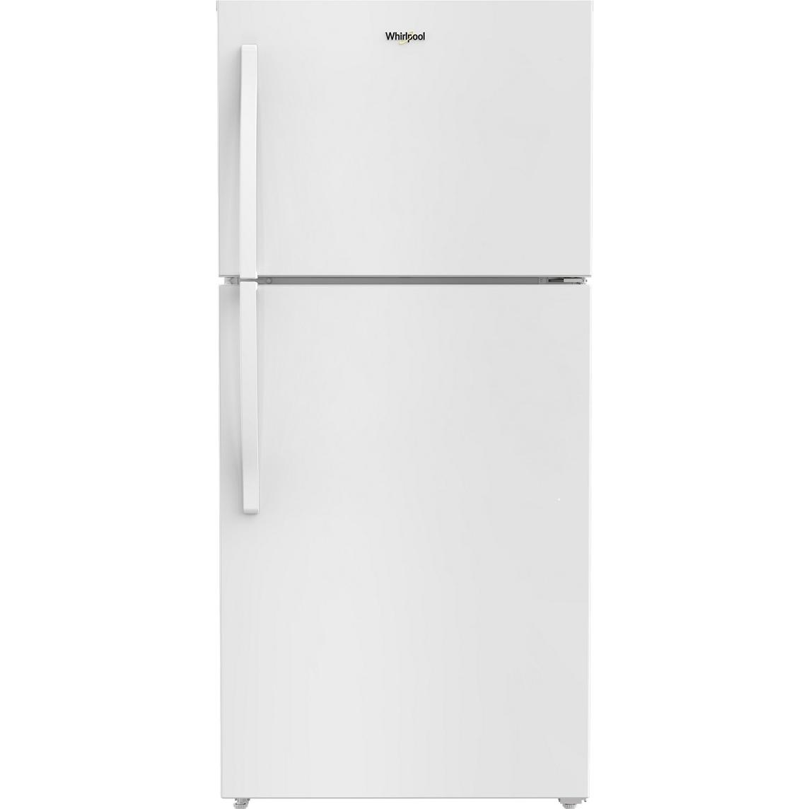 Whirlpool 29.5-inch Wide Top Freezer Refrigerator with Total Coverage Cooling WRTX7419SW IMAGE 1