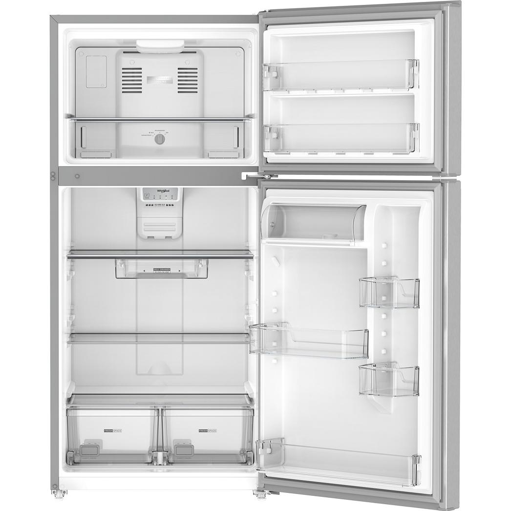 Whirlpool 29.5-inch Wide Top Freezer Refrigerator with Total Coverage Cooling WRTX7419SZ IMAGE 2