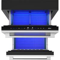 Zephyr 24-inch, 3.9 cu. ft. Built-in Refrigerator Freezer Drawers PRRFD24C2AS IMAGE 3