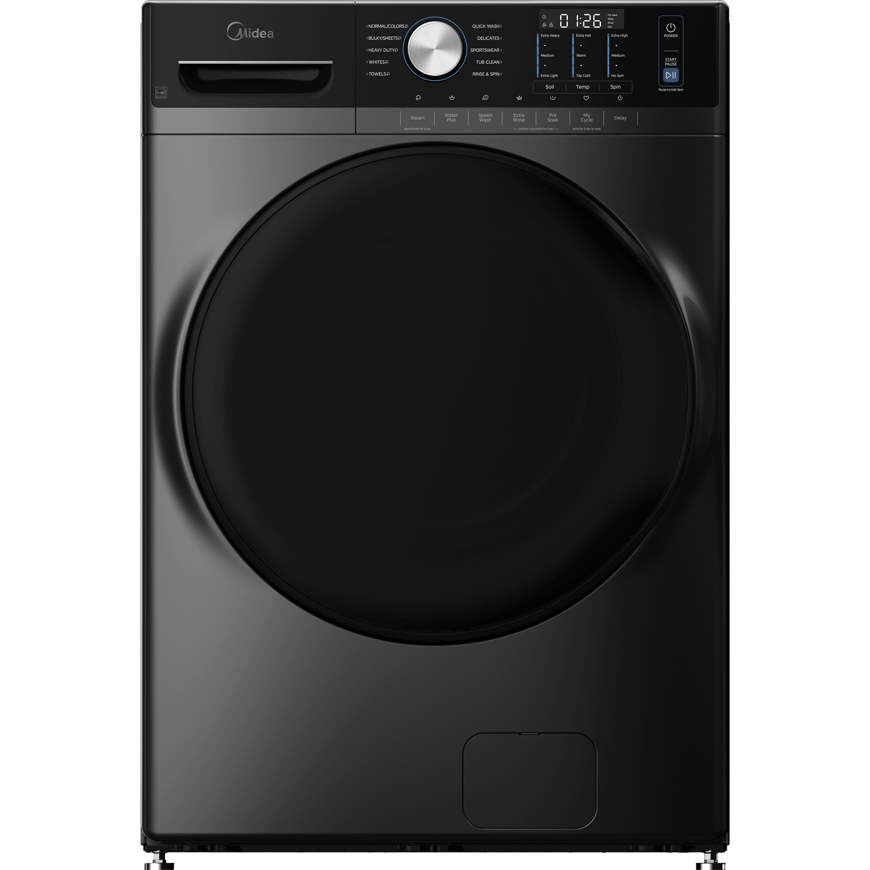 Midea 5.2 cu. ft. Front Load Washer MLHW52S7AGG IMAGE 1