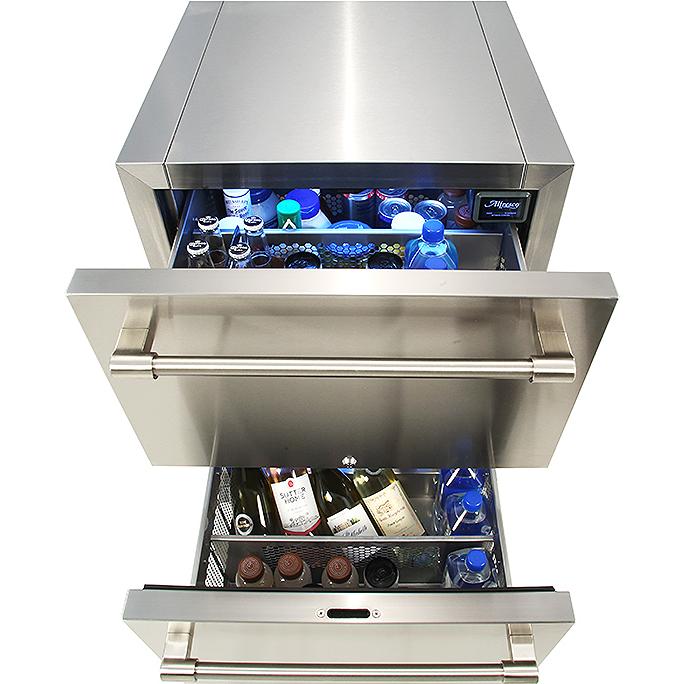Alfresco 24-inch 2-Drawer Outdoor Refrigerator AR-24D IMAGE 2