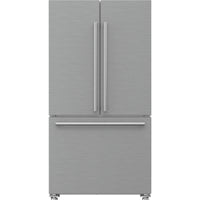 Blomberg 36-inch, 19.8 cu. ft. Counter-Depth French 3-Door Refrigerator with Interior Water Dispenser BRFD2230XSS2 IMAGE 1