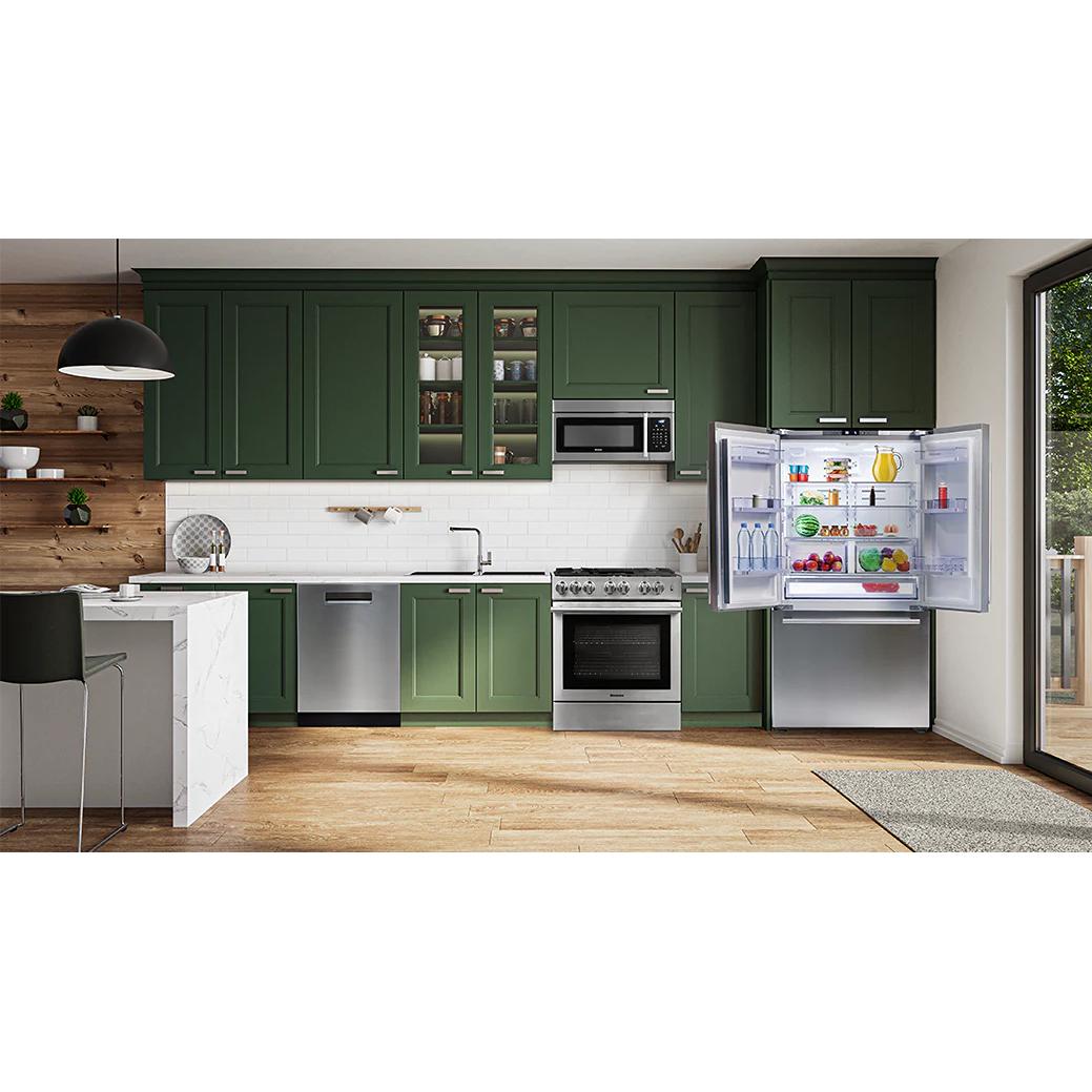 Blomberg 36-inch, 19.8 cu. ft. Counter-Depth French 3-Door Refrigerator with Interior Water Dispenser BRFD2230XSS2 IMAGE 12