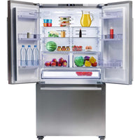 Blomberg 36-inch, 19.8 cu. ft. Counter-Depth French 3-Door Refrigerator with Interior Water Dispenser BRFD2230XSS2 IMAGE 2