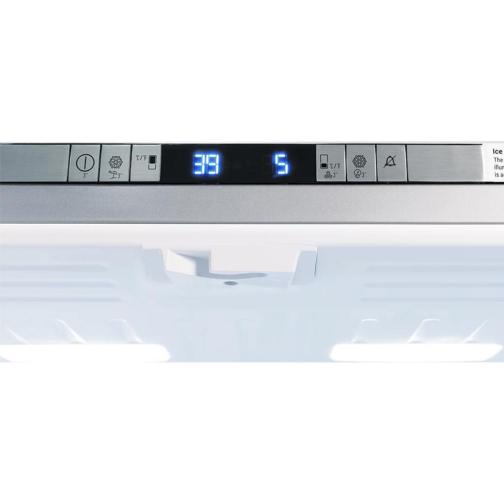 Blomberg 36-inch, 19.8 cu. ft. Counter-Depth French 3-Door Refrigerator with Interior Water Dispenser BRFD2230XSS2 IMAGE 9