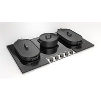 Fulgor Milano 36-inch Built-in Induction Cooktop F7ECIK36MB1 IMAGE 5