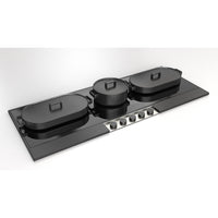 Fulgor Milano 48-inch Built-in Induction Cooktop F7ECIK48MB1 IMAGE 4
