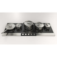 Fulgor Milano 48-inch Built-in Induction Cooktop F7ECIK48AS1 IMAGE 2