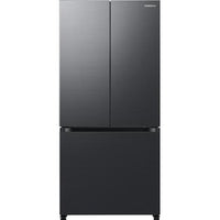 Samsung 18 cu. ft. Counter-Depth French 3-Door Refrigerator RF18A5101MT/AA IMAGE 1