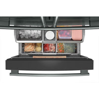 KitchenAid 36-inch, 29.51 cu. ft. Freestanding French 4-Door Refrigerator with Water and Ice Dispensing System KRMF436SJP IMAGE 5