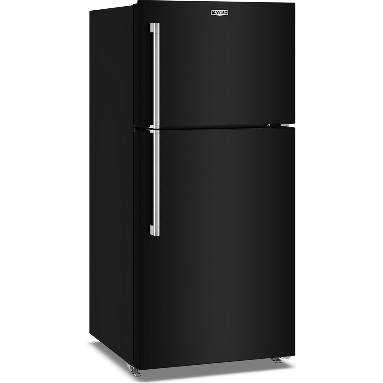 Maytag 30-inch, 19 cu. ft. Freestanding Top Freezer Refrigerator with EvenAir™ Cooling Tower MRTX5119SB IMAGE 3