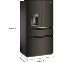 Whirlpool 36-inch, 22 cu. ft. Counter-Depth French 4-Door Refrigerator WRMC5036RV IMAGE 7