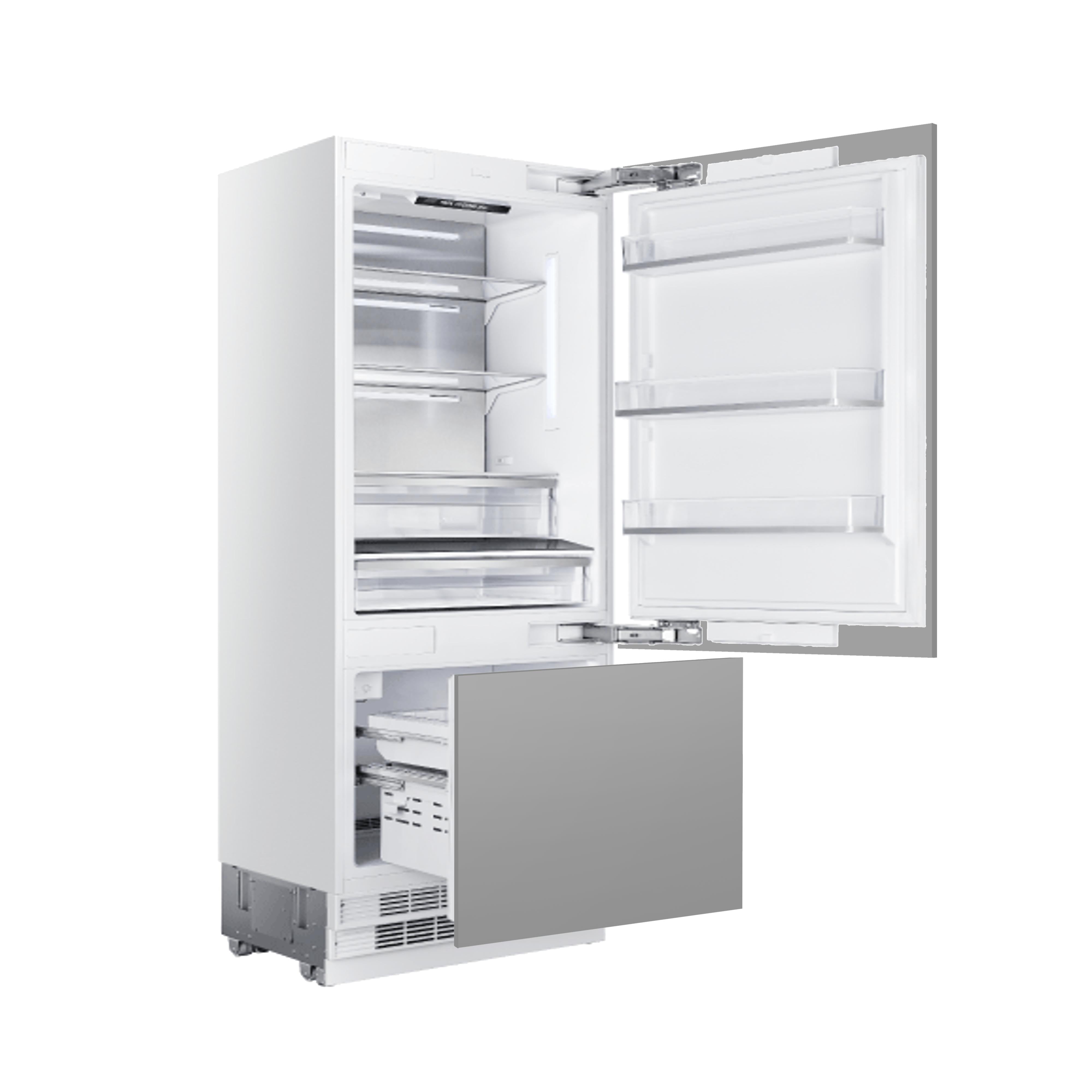 Elica Dolomite 36-inch Built-In Bottom-Mount Refrigeration ER36SRB19IPRSP IMAGE 1