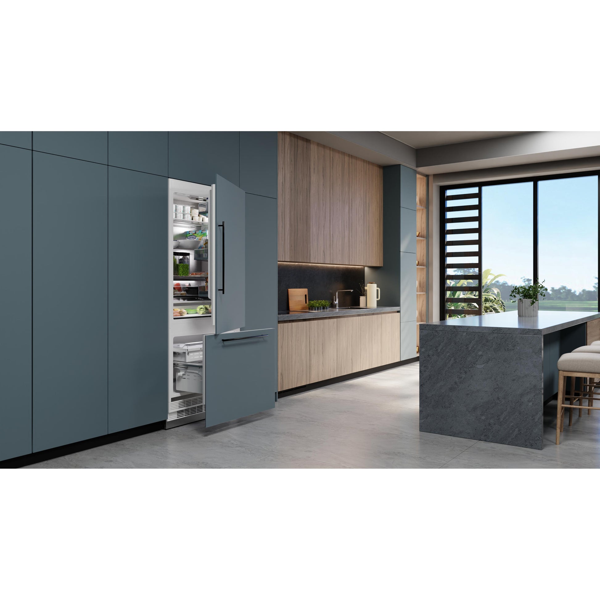 Elica Dolomite 36-inch Built-In Bottom-Mount Refrigeration ER36SRB19IPRSP IMAGE 10