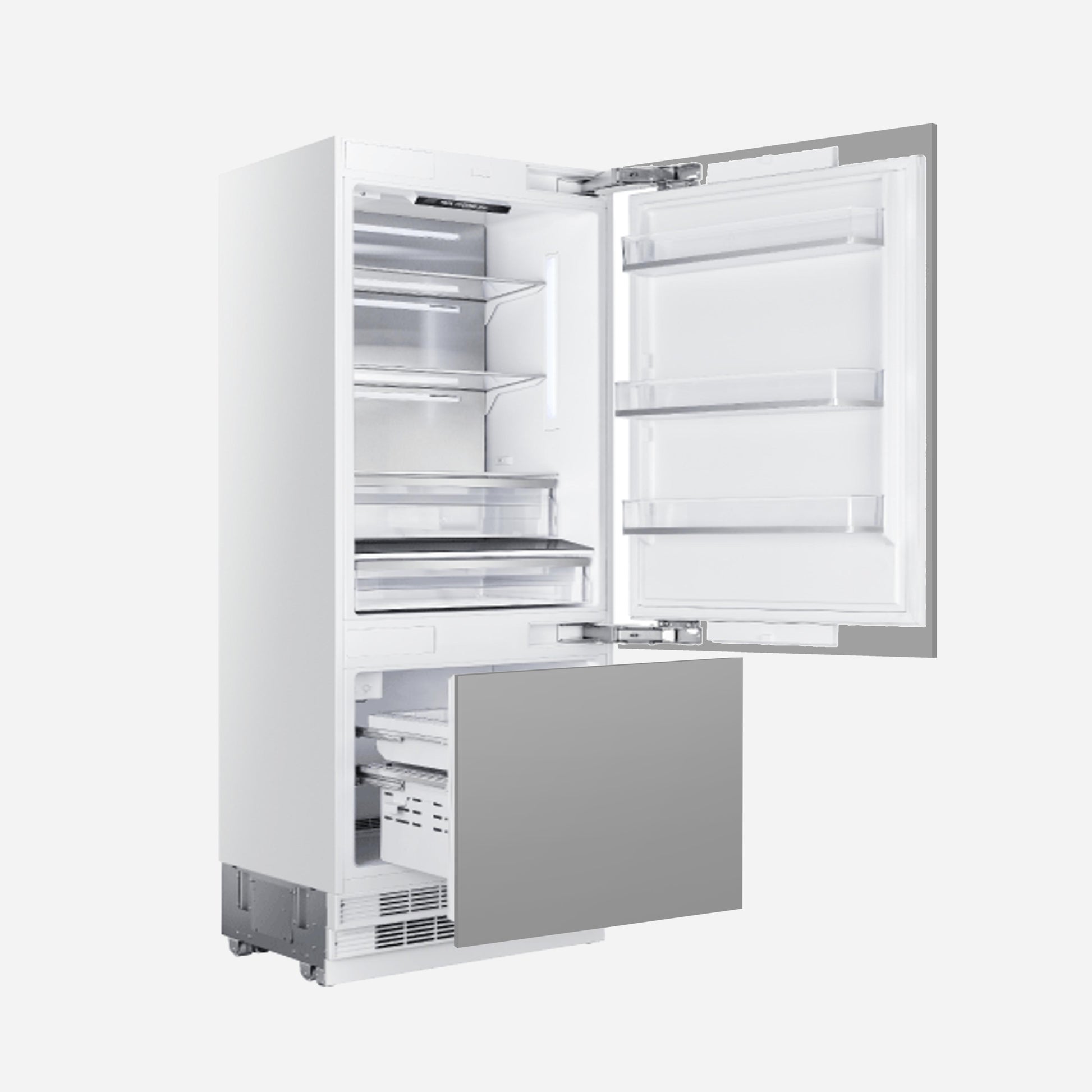 Elica Dolomite 36-inch Built-In Bottom-Mount Refrigeration ER36SRB19IPRSP IMAGE 3