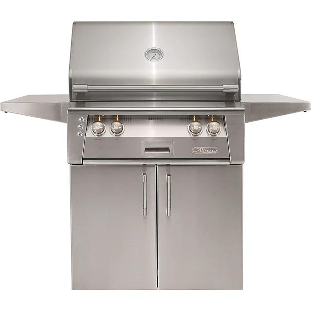 Alfresco Luxury Gas Grill with Cart and SearZone™ - Natural Gas ALXE-30SZC-NG IMAGE 1