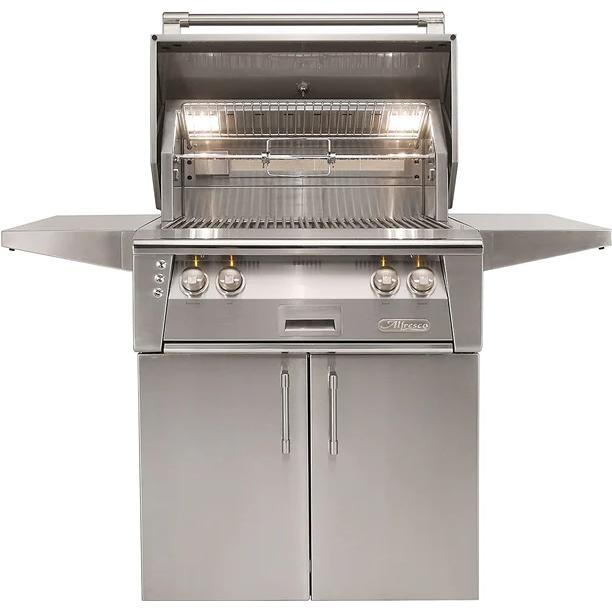 Alfresco Luxury Gas Grill with Cart and SearZone™ - Natural Gas ALXE-30SZC-NG IMAGE 2