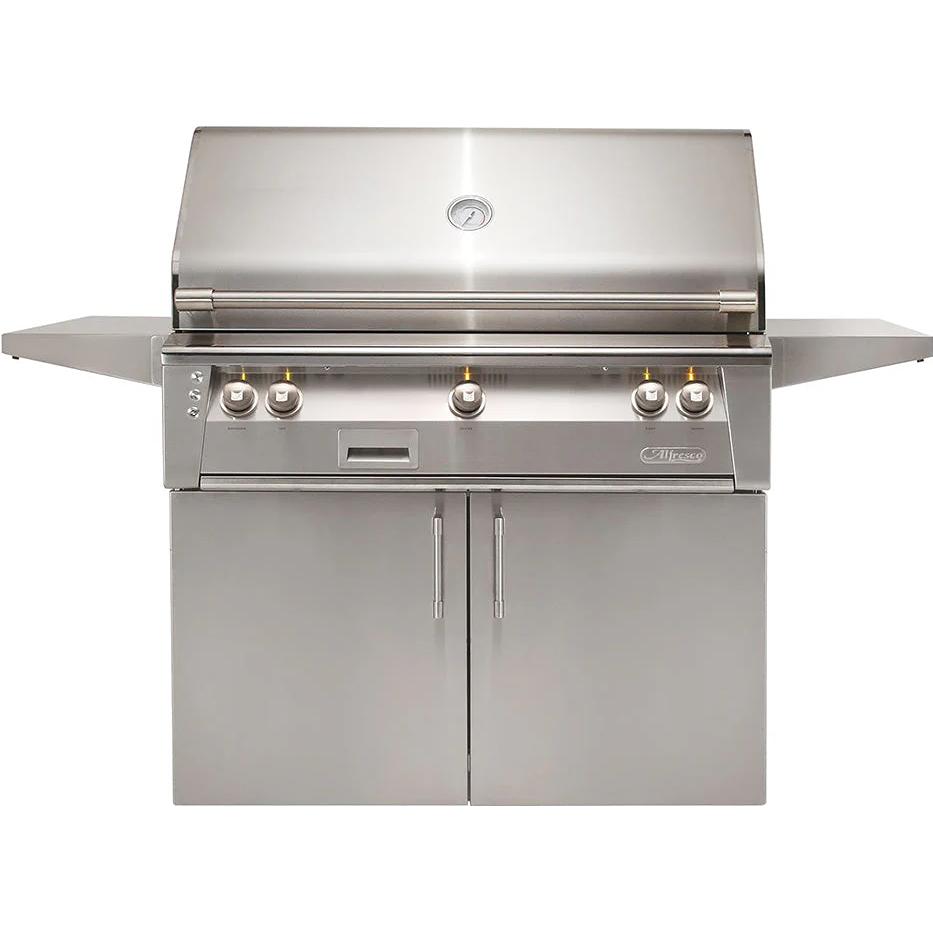Alfresco Luxury Gas Grill with Cart and SearZone™ - Natural Gas ALXE-42SZC-NG IMAGE 1