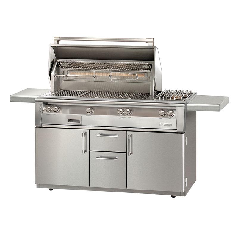 Alfresco Luxury Gas Grill with Deluxe Cart - Natural Gas ALXE-56C-NG IMAGE 2