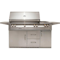 Alfresco Luxury Gas Grill with Refrigerated Cart and SearZone™ - Natural Gas ALXE-56SZR-NG IMAGE 1