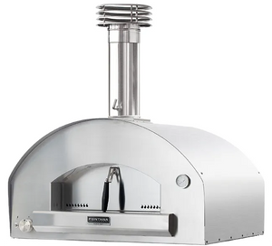 Fontana Forni Propane and Wood Firenze Countertop Outdoor Pizza Oven FTFIR-H-S