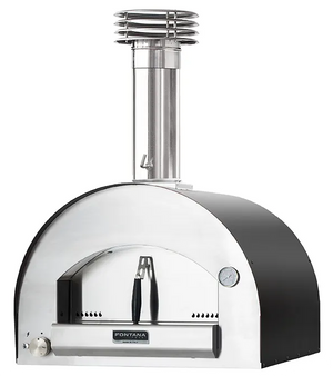 Fontana Forni Propane and Wood Napoli Countertop Outdoor Pizza Oven FTNAP-H-A
