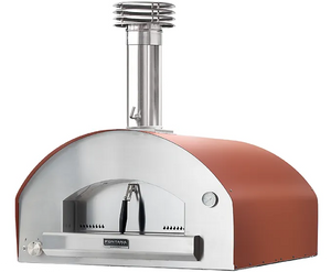 Fontana Forni Roma Propane and Wood Napoli Countertop Outdoor Pizza Oven FTROM-H-R